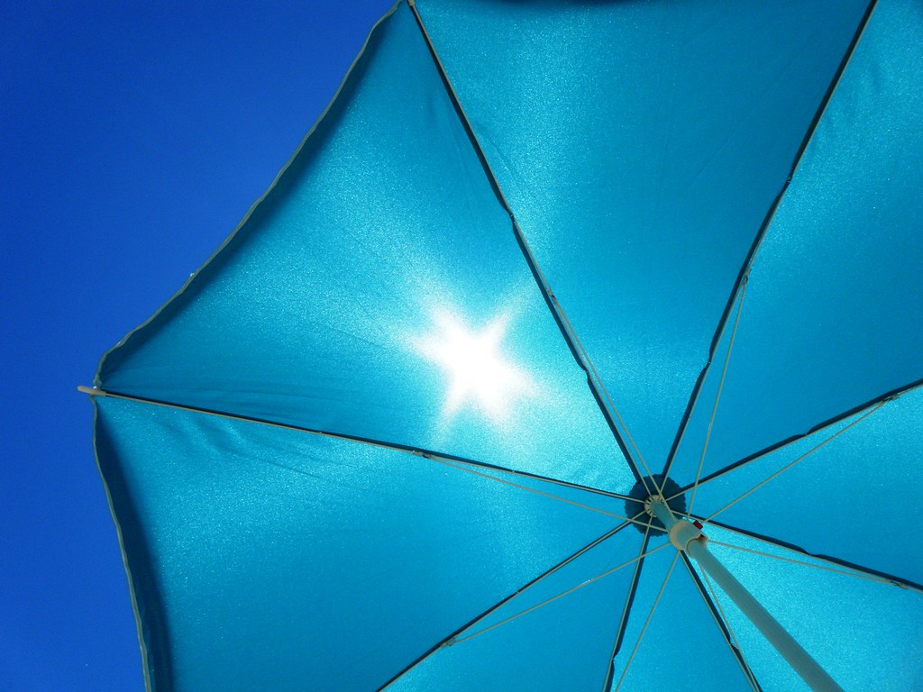 Blue Umbrella Blue Sky tashapotamus Flickr