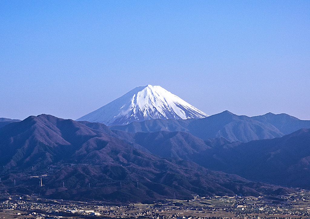 Mt. Fuji I took the photo of Mt. Fuji for the first time