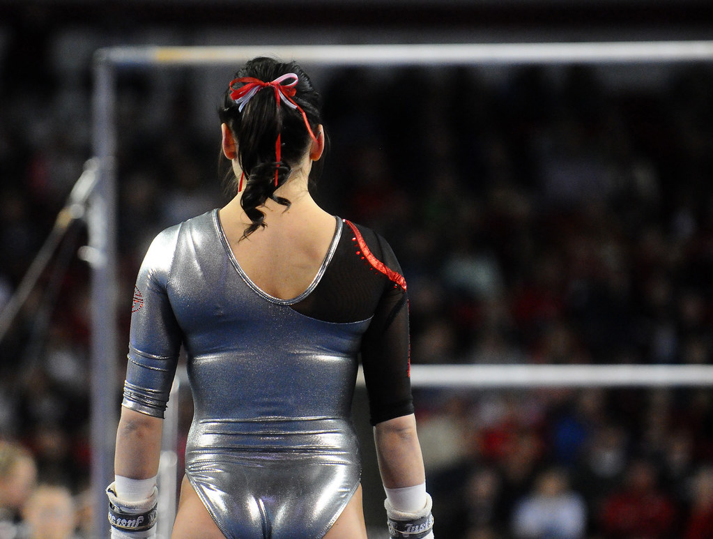 LSU Gymnastics Shayla Worley gets ready … Flickr