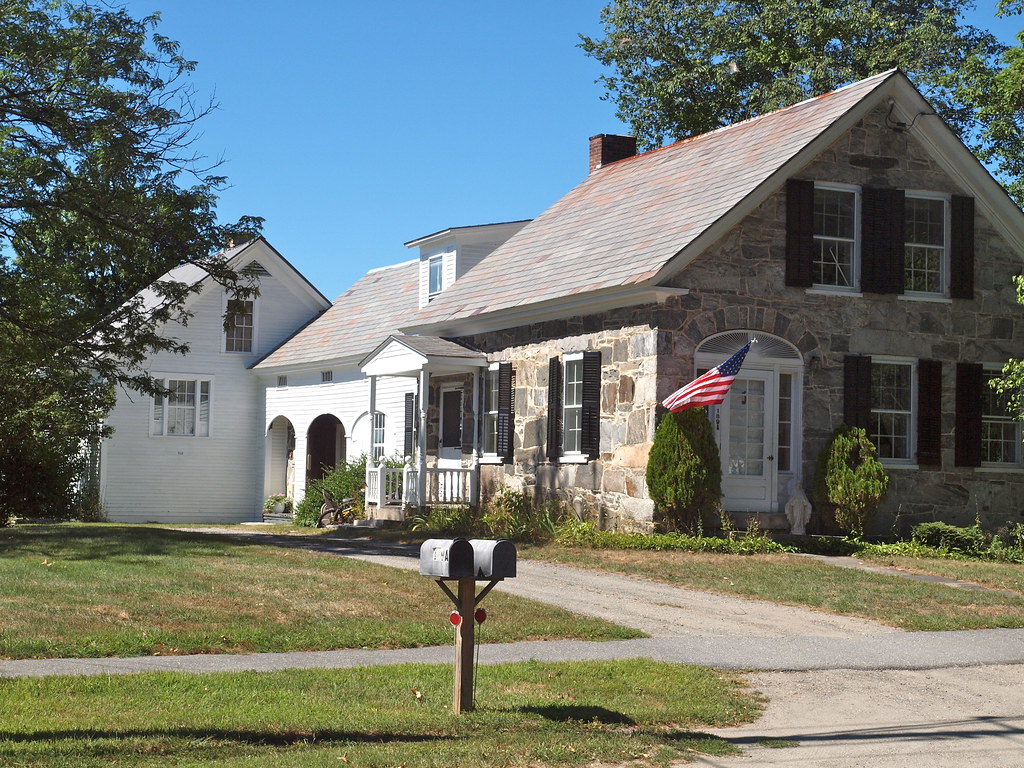 House and attached barn, stone village, Chester Depot, VT Flickr