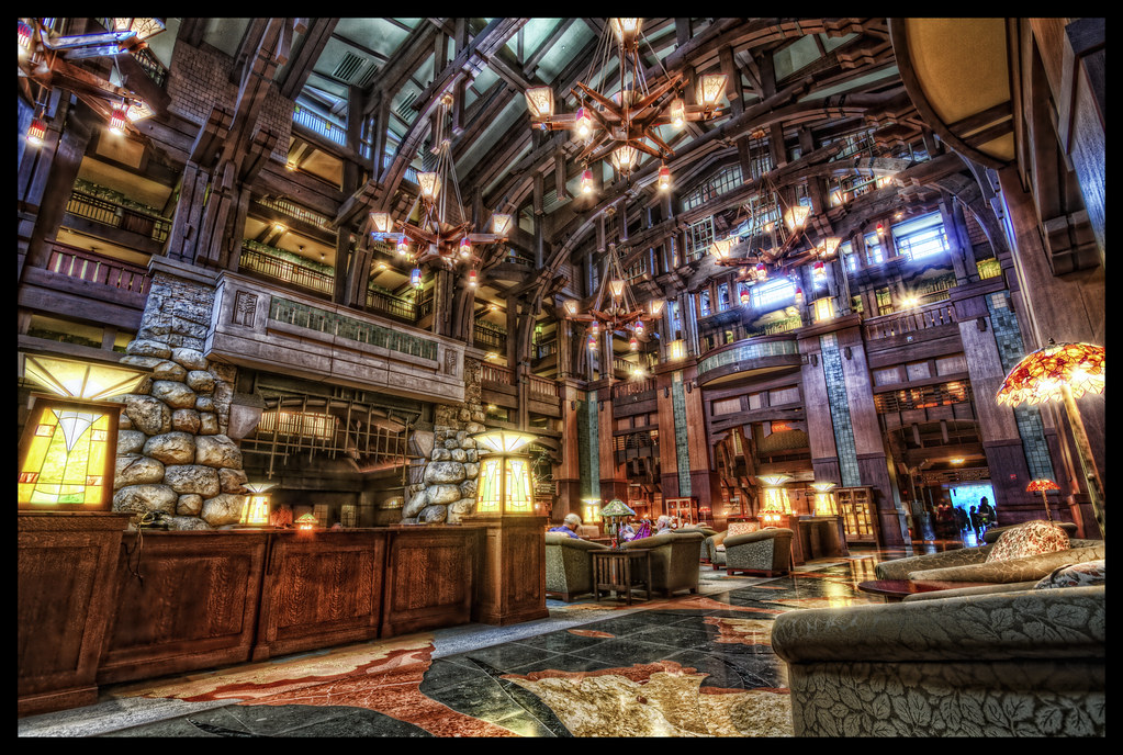 Grand Californian Lobby The Lobby area of Disney's Grand C… Flickr