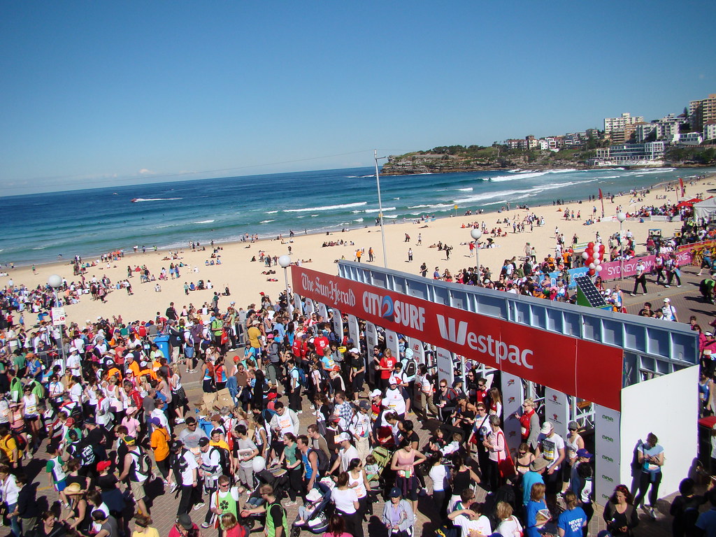 City to Surf 2010 The City to Surf finish line at Bondi Be… Brian