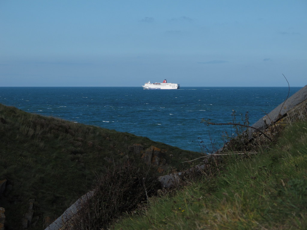 To Ireland The ferry on its way to Ireland from Fishguard David