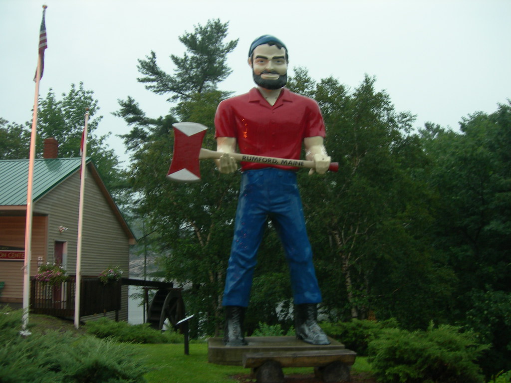 Paul Bunyan Statue Rumford, Maine Jimmy Emerson, DVM Flickr