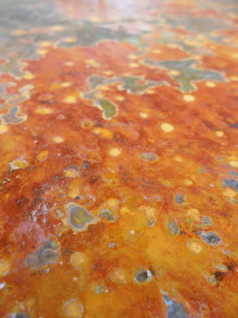 Rusty metal Acid washed 3 mm mild steel. justin.purser Flickr