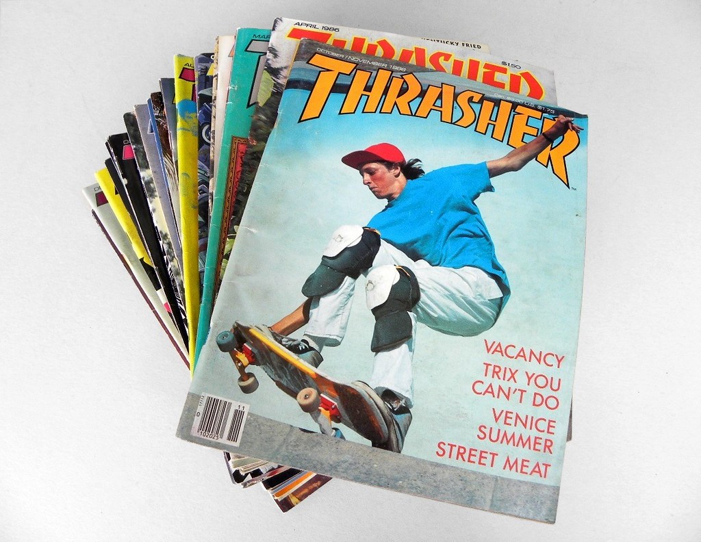 vintage / 1980s Thrasher magazine collection, personal sta… Flickr