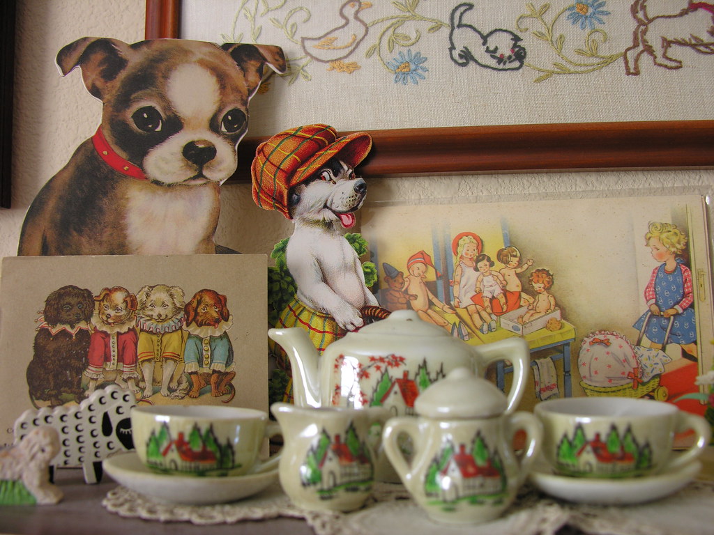 Vintage play tea set Hitty Evie Flickr