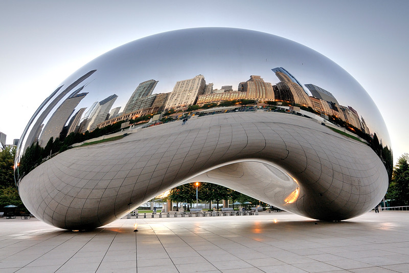 Chicago's Bean sculpture HDR photographybyvix Flickr