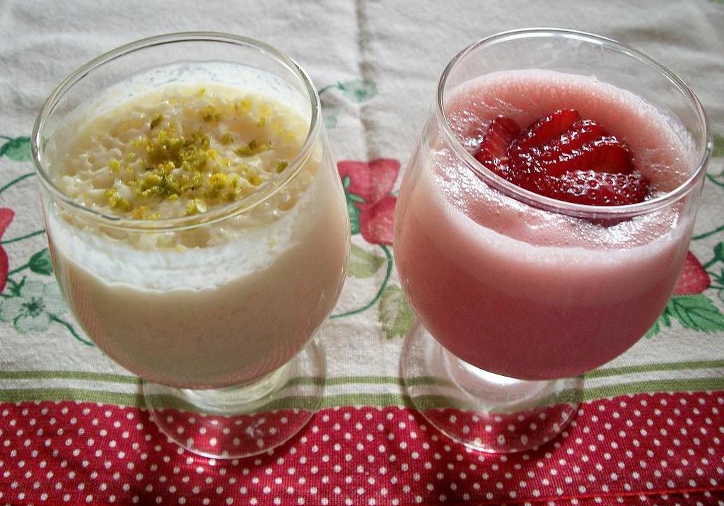 Mousses de Suco Clight de Limão e Morango Mousse de Suco C… Flickr