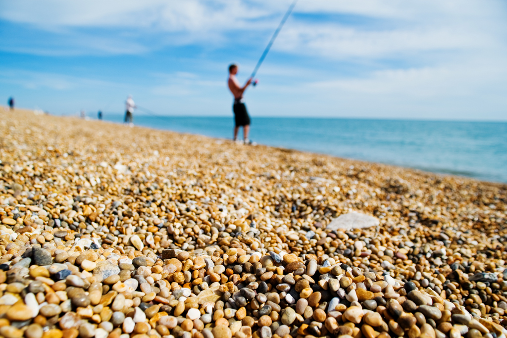 Cod fishing on Chesil beach Peter Rose Flickr