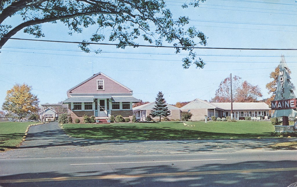 The Cardboard America Motel Archive Maine Motel North Attleboro