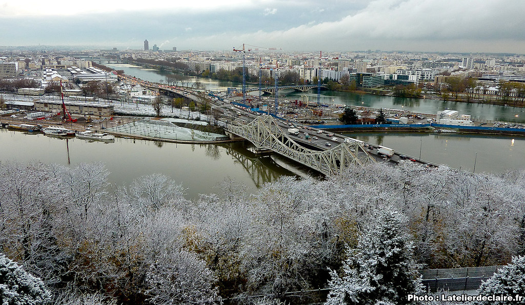 Lyon sous la neige Lyon under snow Lyon sous une fine co… Flickr