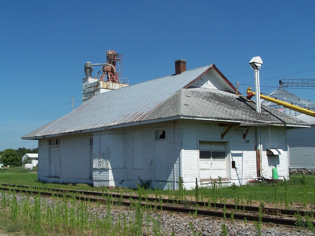 Hixton,WI. Depot. exGBW. Shot on 7/1/10 James Towar Flickr