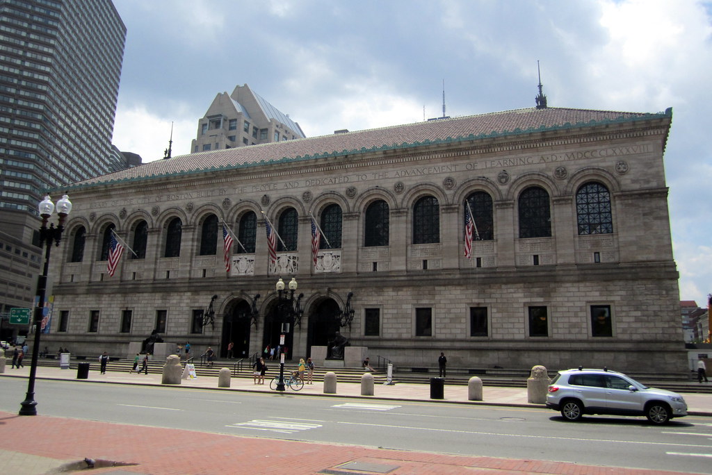 Boston Back Bay Boston Public Library McKim Building Flickr