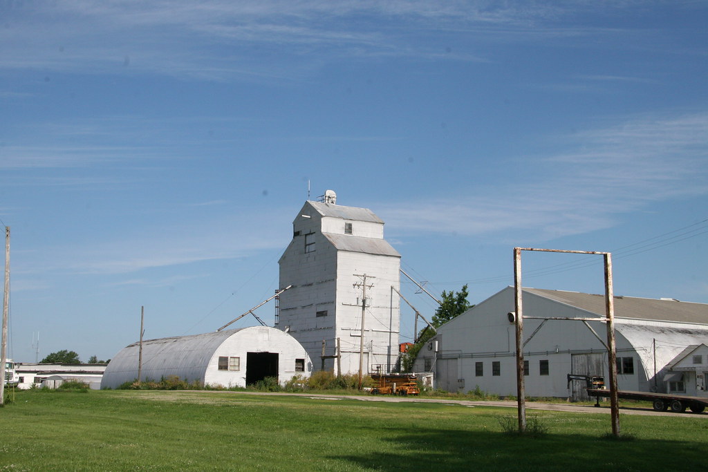 Ipava IL, Ipava Illinois, Grain Elevator, Fulton County Flickr