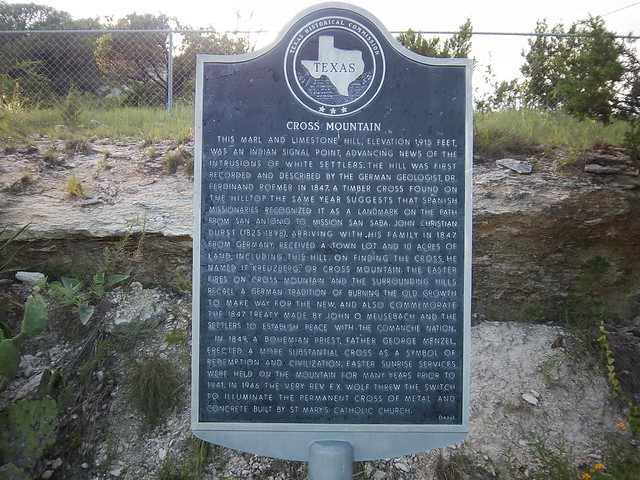 Cross Mountain, Fredericksburg, Texas Historical Marker Flickr
