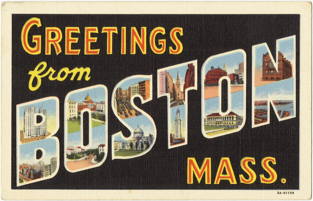Greetings From Boston Vintage Postcards Flickr