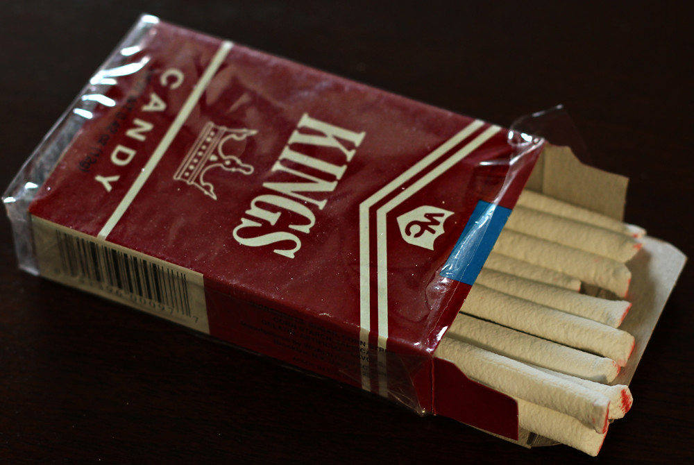 Kings Candy Cigarettes I got these candy cigarettes in Mad… Flickr
