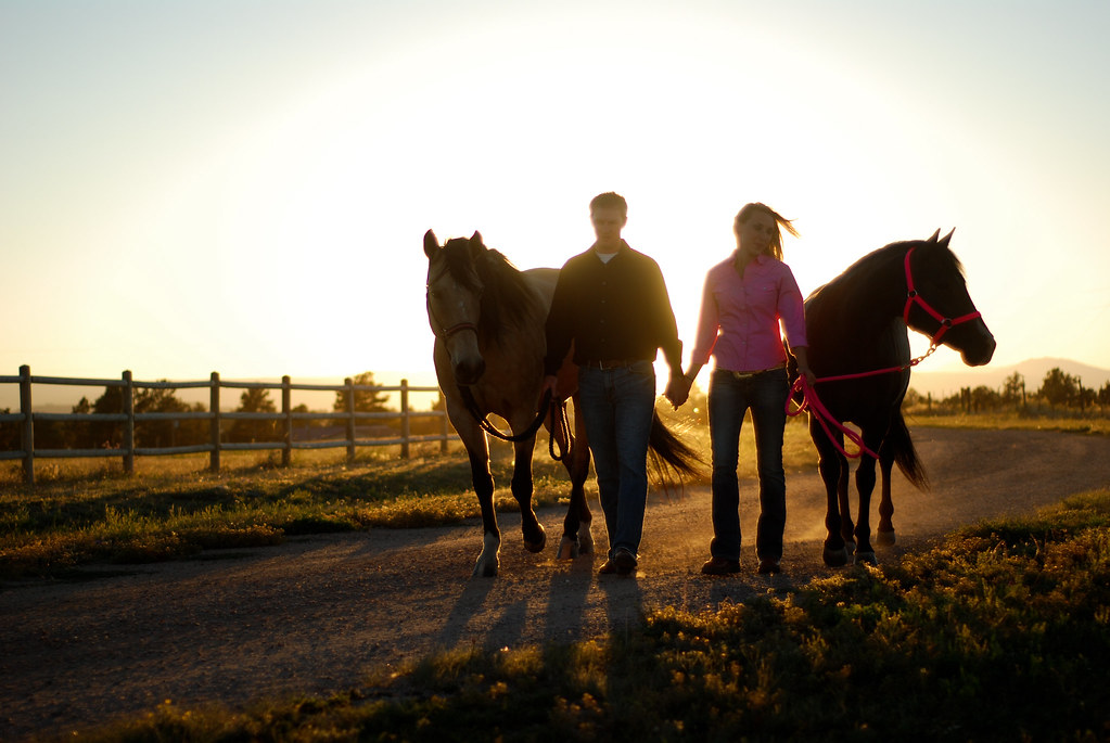 Classic Western Sunset Love Horse No Idea what to name thi… Flickr