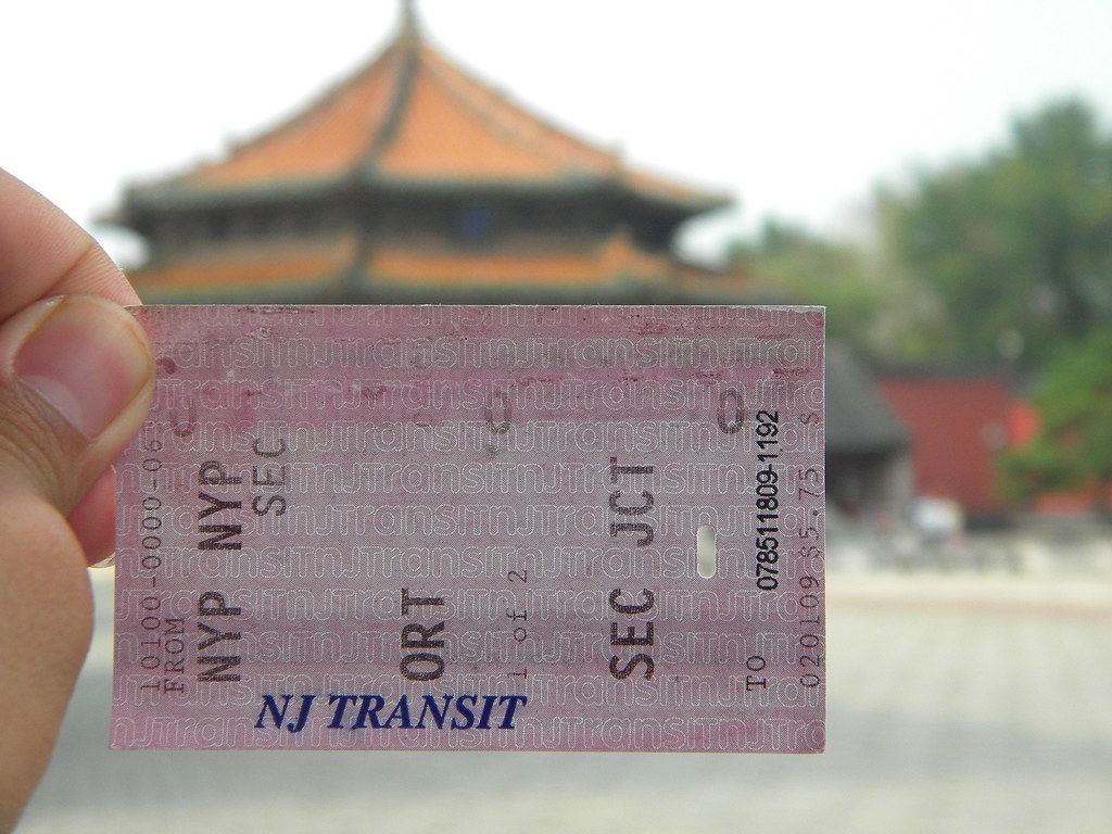 NJ Transit Ticket NJ Transit ticket used on riding NJ Tran… Flickr
