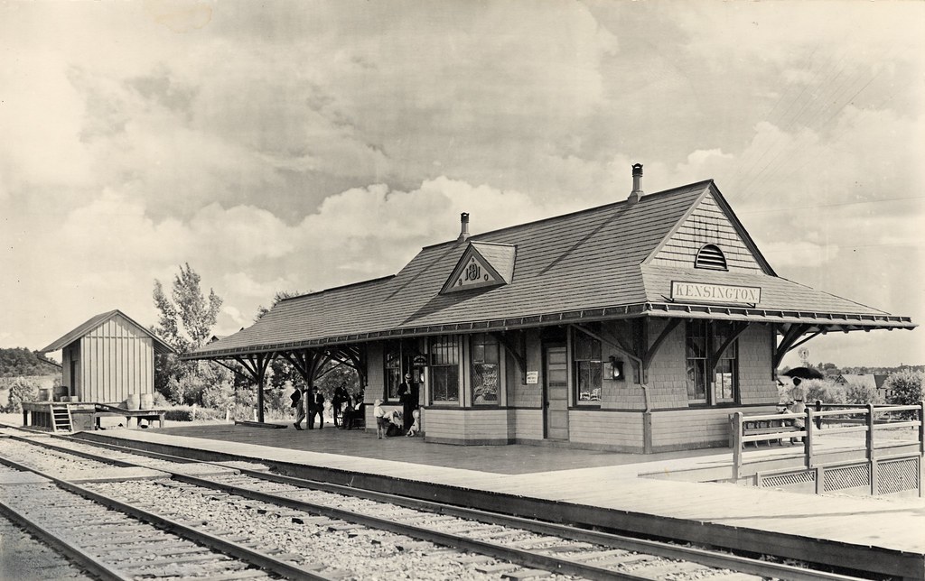 Kensington, Md. train station, circa 1901 The train statio… Flickr