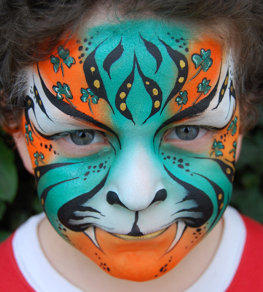 irishtiger2 face painting, Kids painted faces, face painti… Flickr