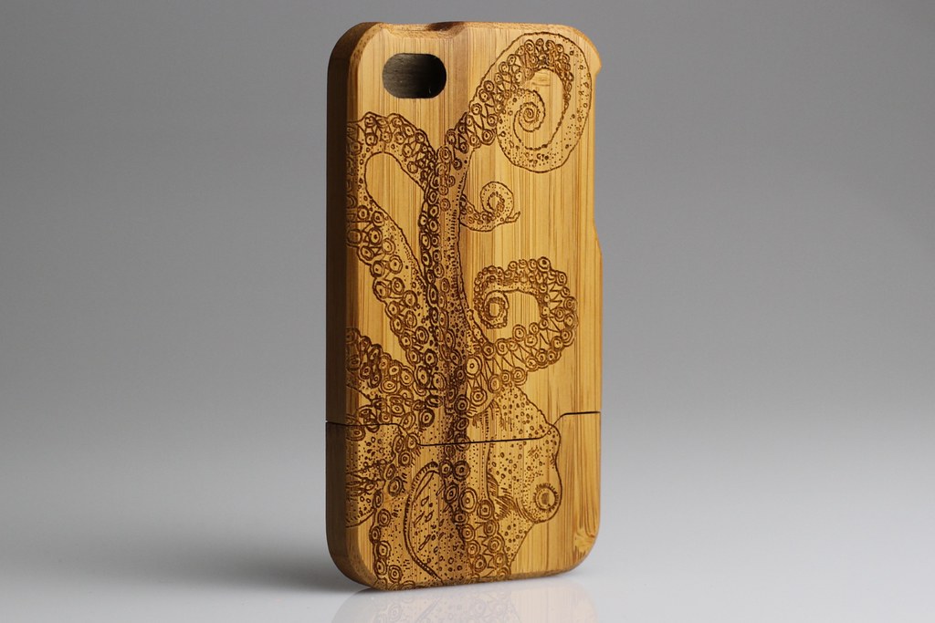 custom bamboo iphone 4 case Grovemade Flickr