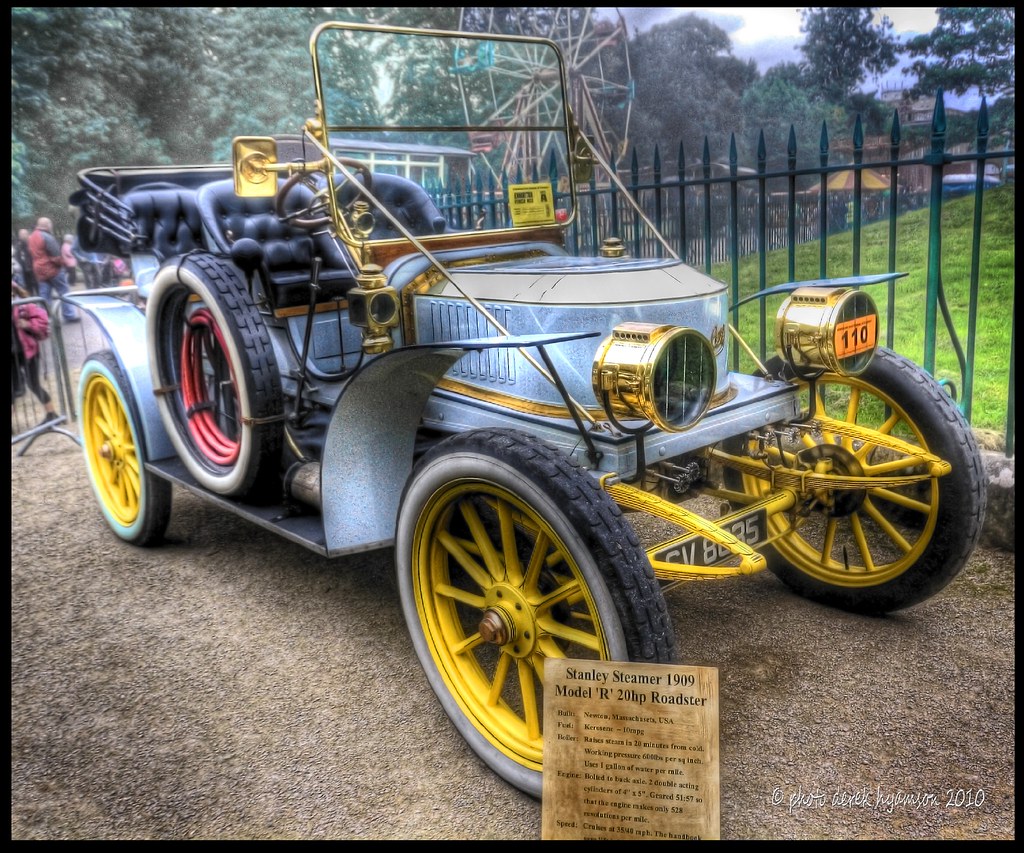 STEAM CAR Steam powered car at the Birkenhead Transport fe… Flickr
