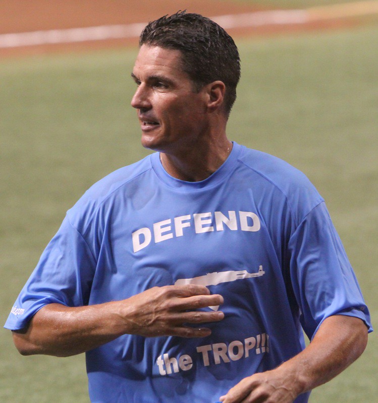 Rays pitching coach Jim Hickey Orioles 09/27/2010 Dennis Adair Flickr