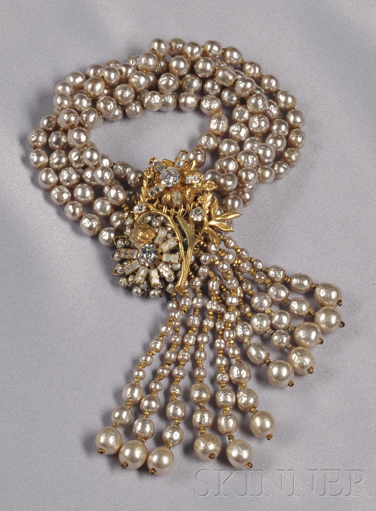 Skinner Auction 2529B LOT54 Miriam Haskell Lot 54 Vintage… Flickr