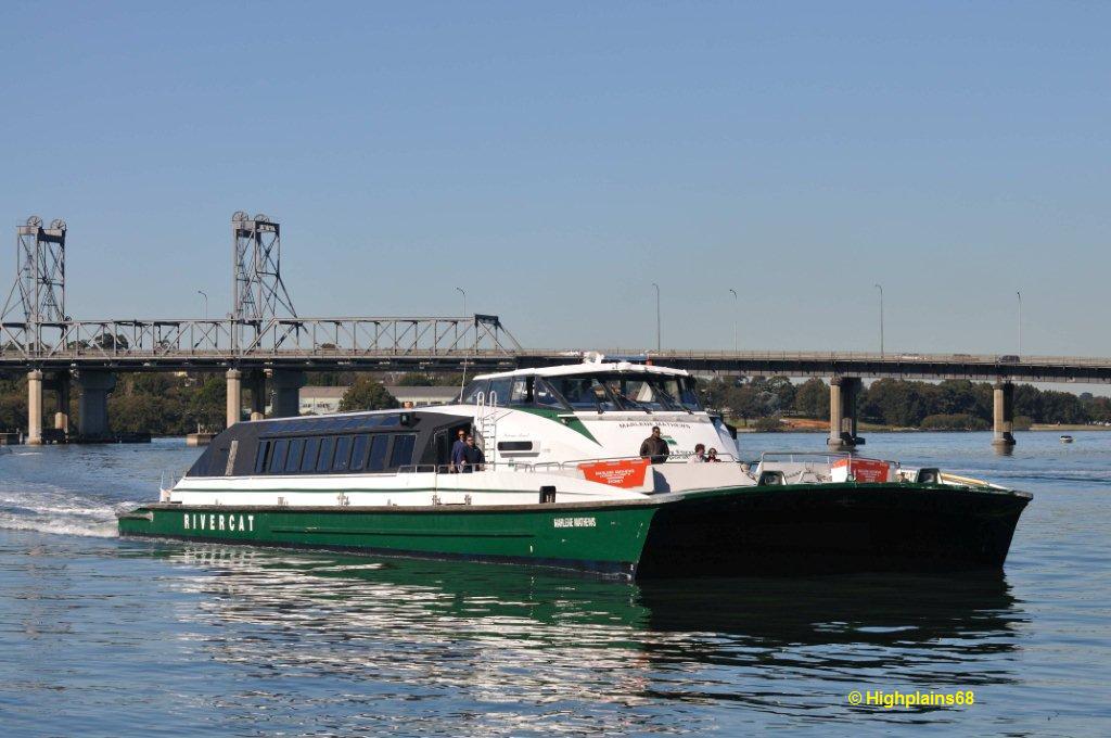 Rivercat arrival Sydney Ferries' Rivercat 'Marlene Matthew… Flickr