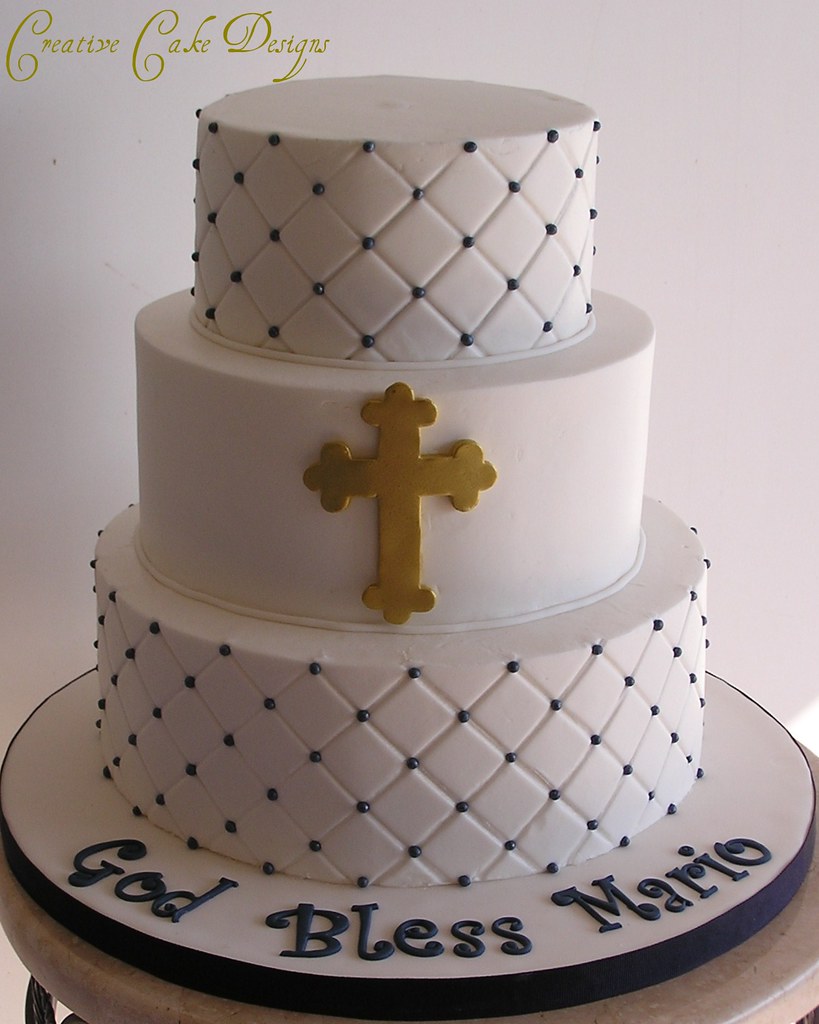 Buttercream Baptism Cake My clients requested this cake ex… Flickr