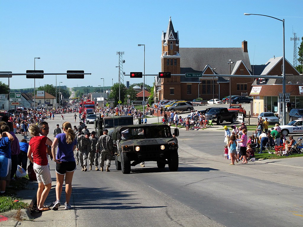 Chicken Days parade, Wayne, Nebraska Ali Eminov Flickr