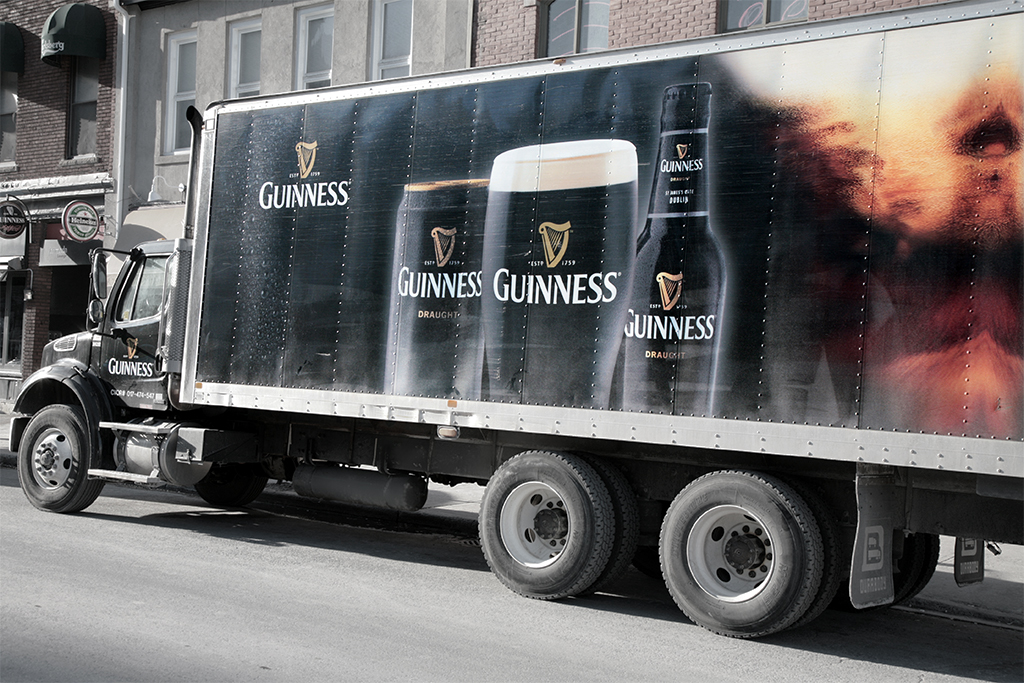 Guinness beer truck Guinness Beer Delivery in Ottawa old t… Bernard