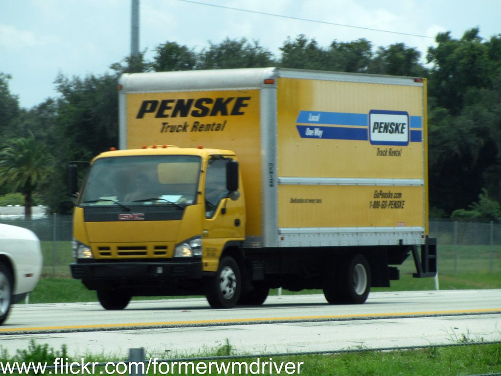 Penske GMC Rental Truck Note This photo may be copied, us… Flickr