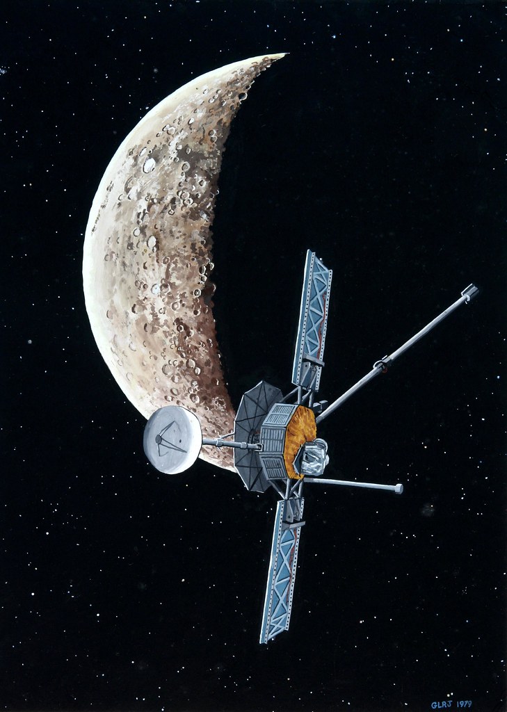 Mariner 10 at Mercury Mariner 10 encounters Mercury March … Flickr