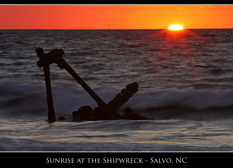 Sunrise at the Shipwreck Salvo, NC Variably known as "Th… Flickr