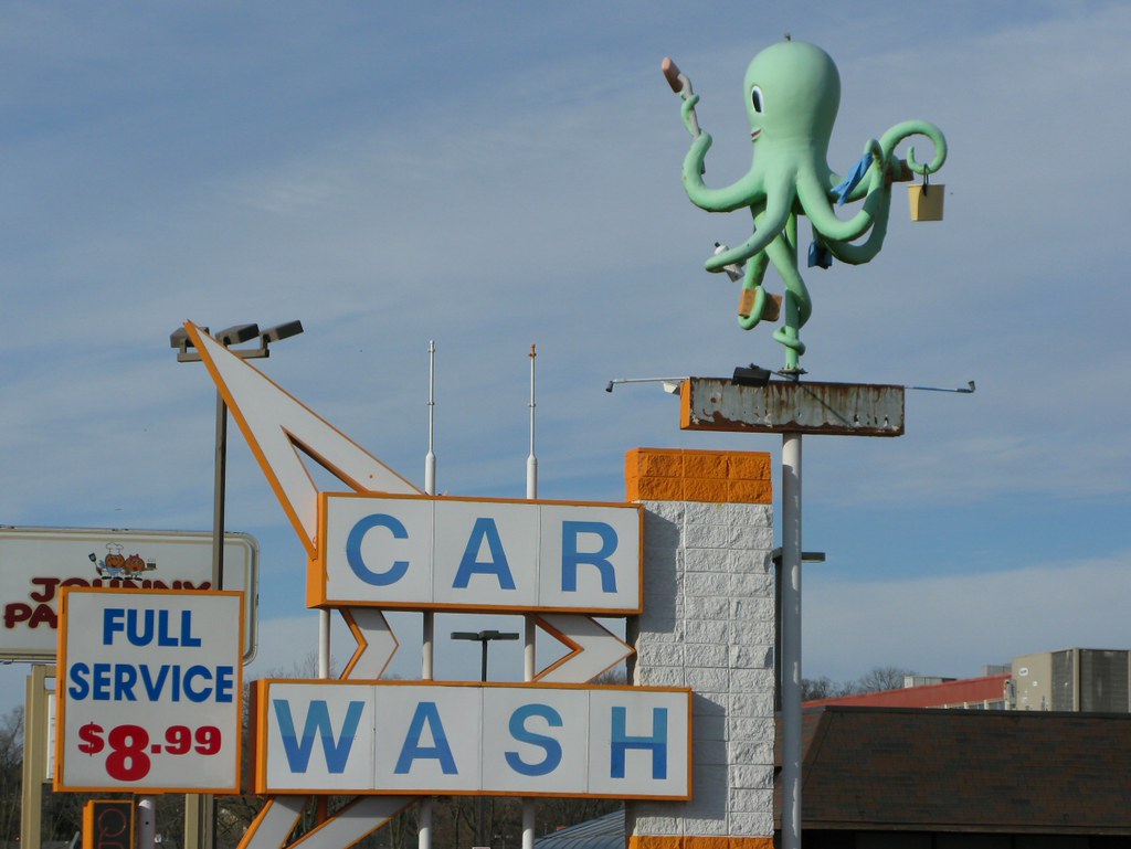 RIP Octopus Car Wash The Octopus Car Wash still has its … Flickr
