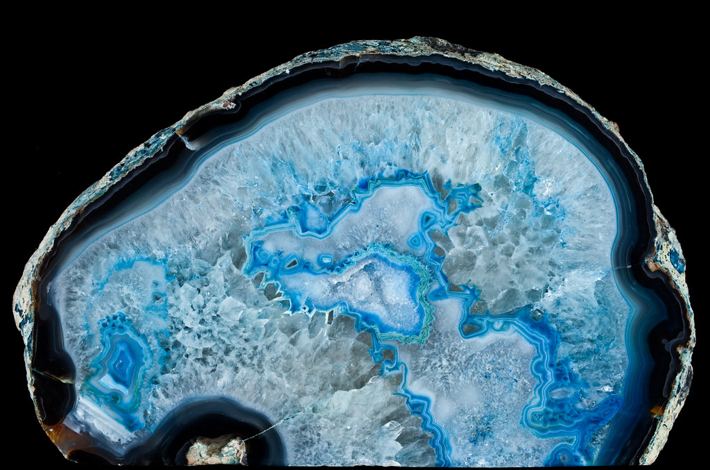 Polished Geode Rock, 4 of 6 This crosssection of a polish… Flickr