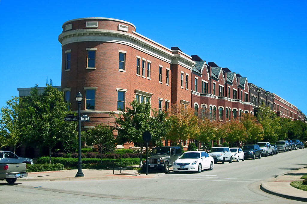 Row of Townhouses, Southlake Town Square Despite their loo… Flickr