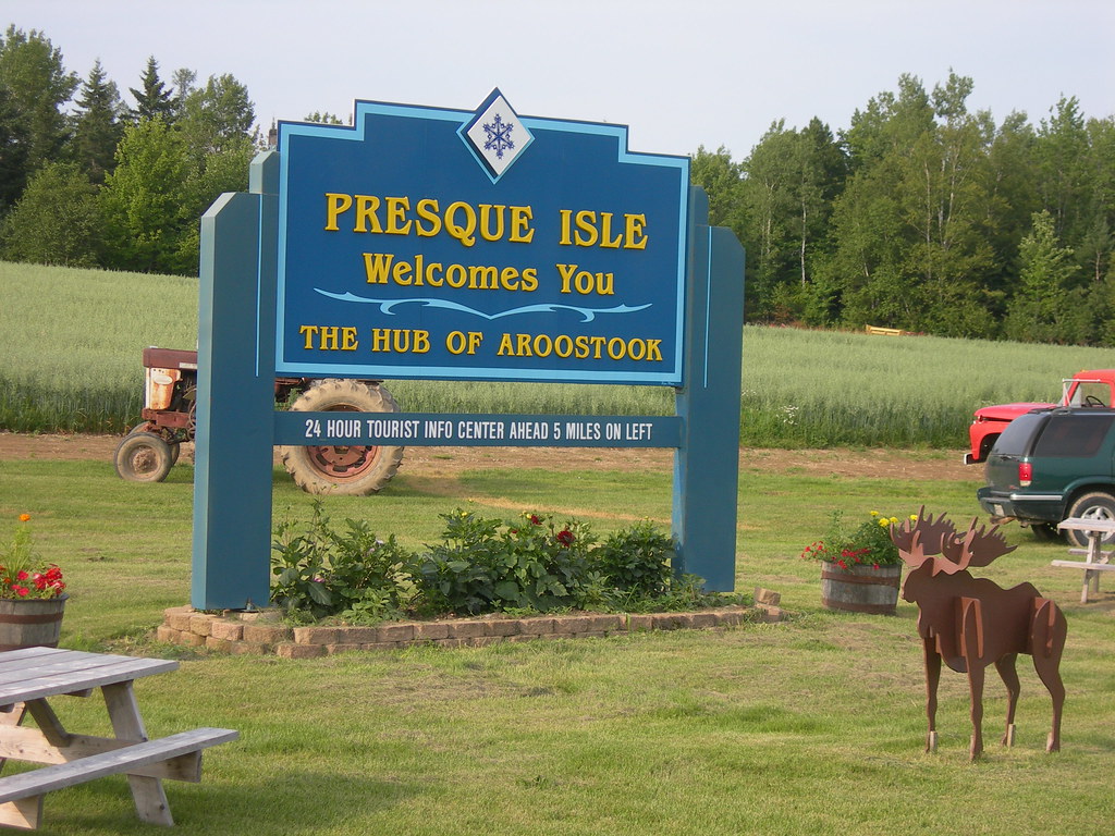 to Presque Isle, Maine "Presque Isle" is French fo… Flickr