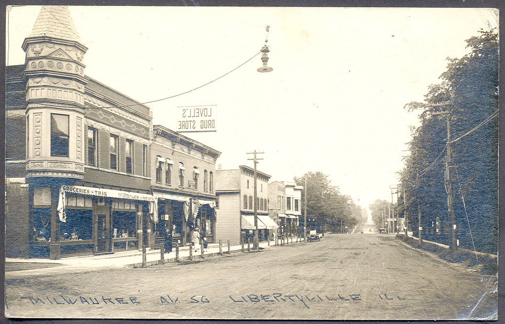 Libertyville IL GREAT History Downtown View Milwaukee Ave … Flickr