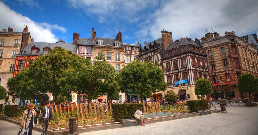 Place de la Pucelle, Rouen France Rouen (French