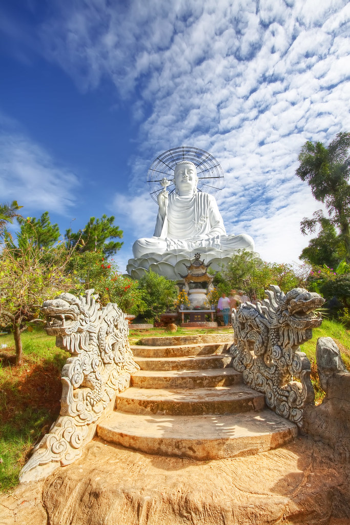 'Watching Over Dalat', Vietnam, Dalat, Buddha Statue Flickr