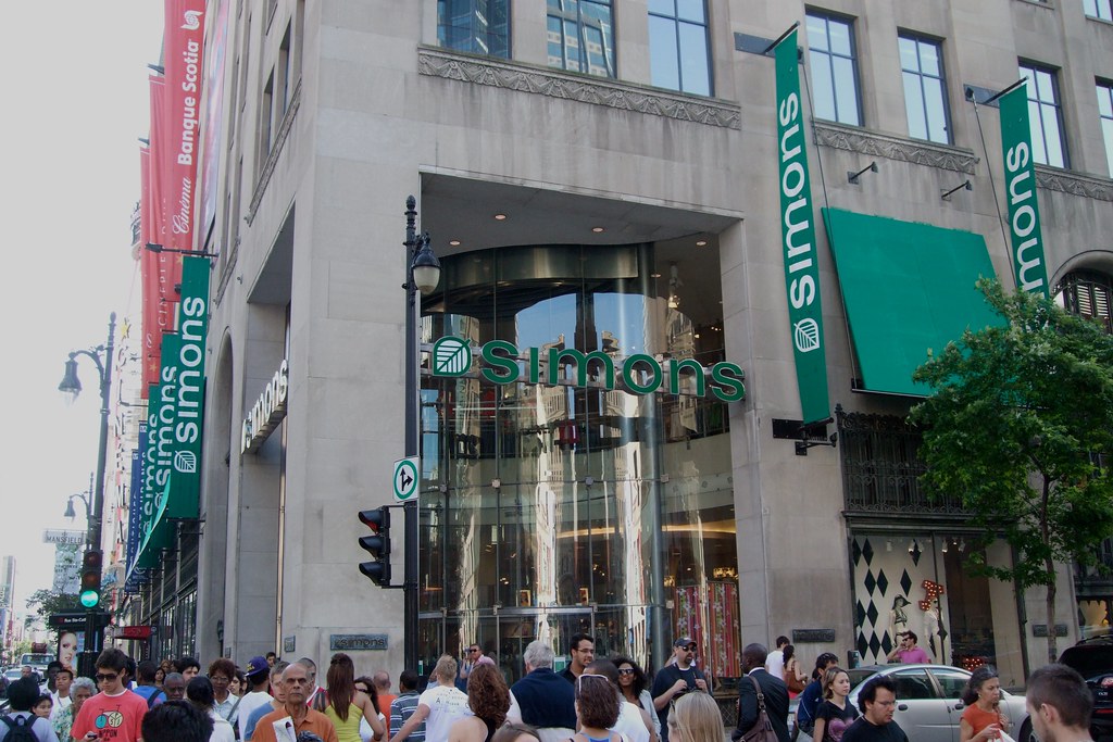 The greatest department store of all in Montreal, Simons. … Flickr
