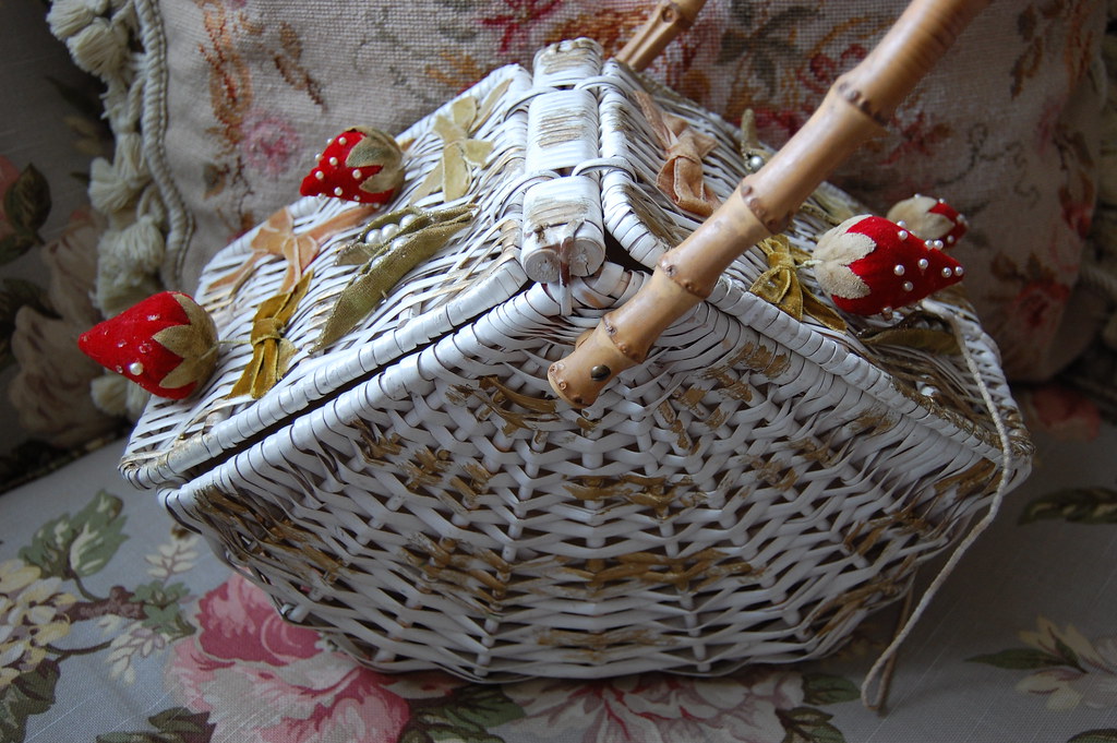Vintage strawberry basket Isabel Lang Flickr
