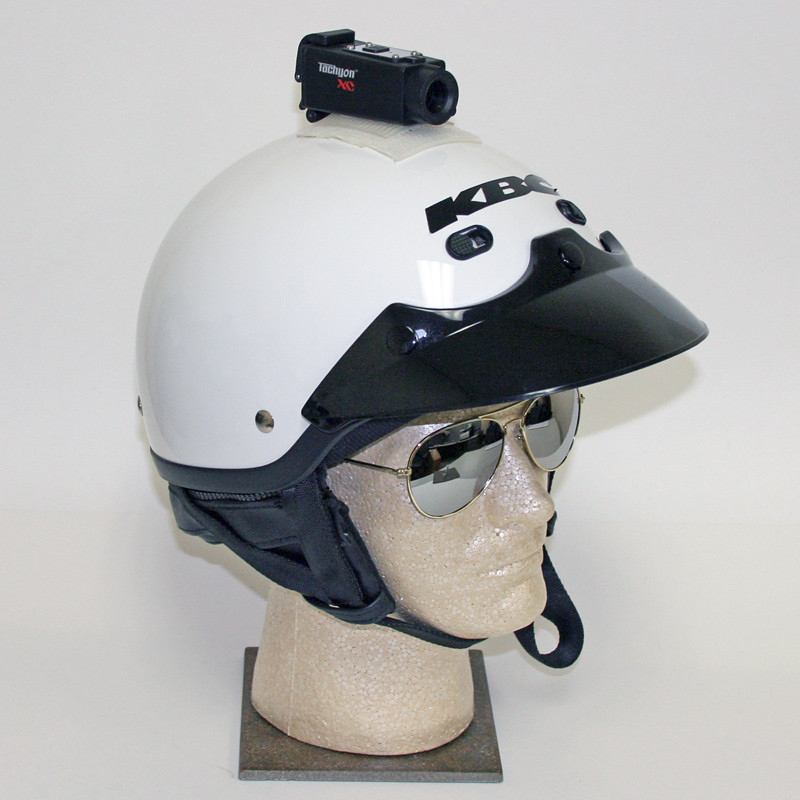 Tachyon XC Micro helmet cam mounted on the top of a CHIPS… Flickr