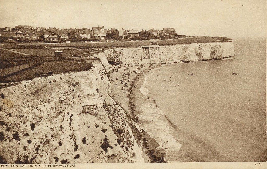 Broadstairs Dumpton Gap from South Broadstairs Old postc… Flickr