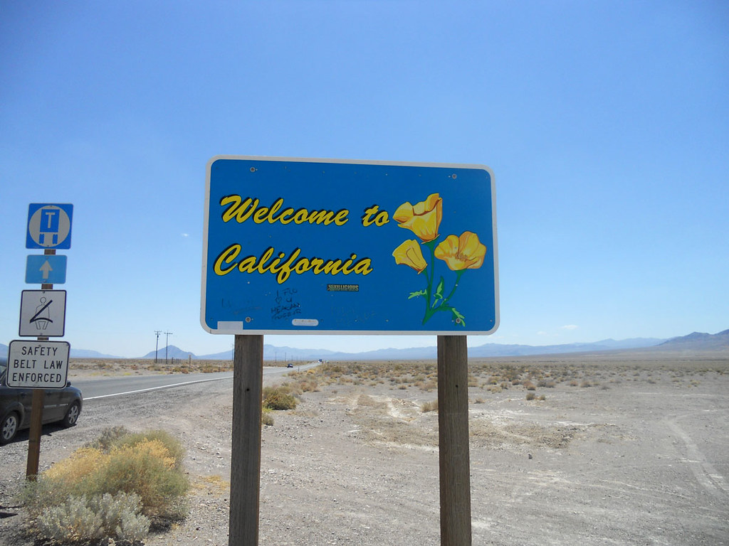 sign at California state border 17th of August '10… rei