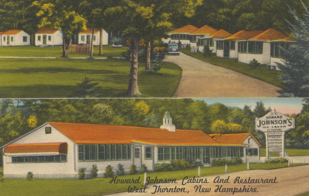 The Cardboard America Motel Archive Howard Johnson Cabins and